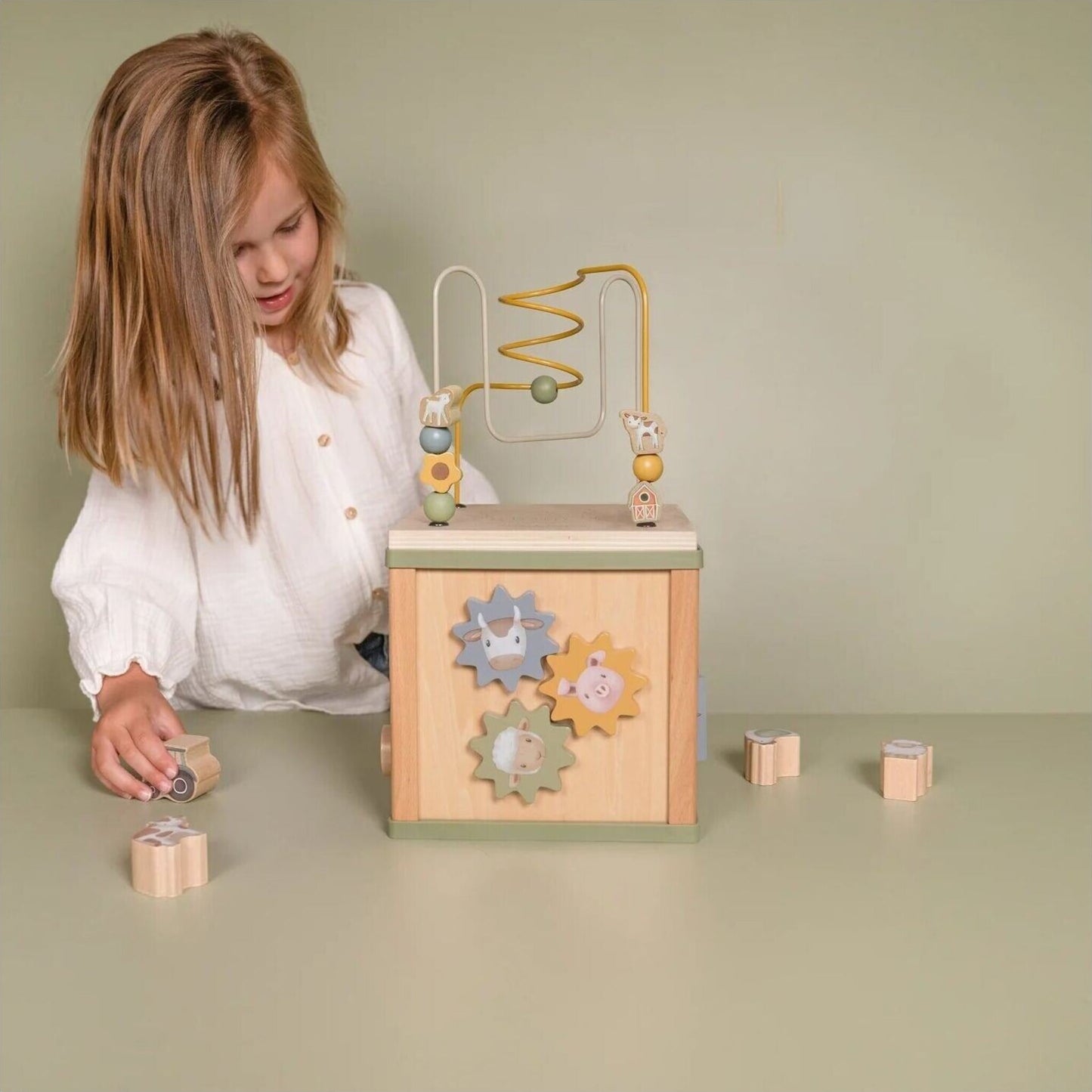 Little Farm Activity Cube – children's product by Little Dutch | Aster & Ruby