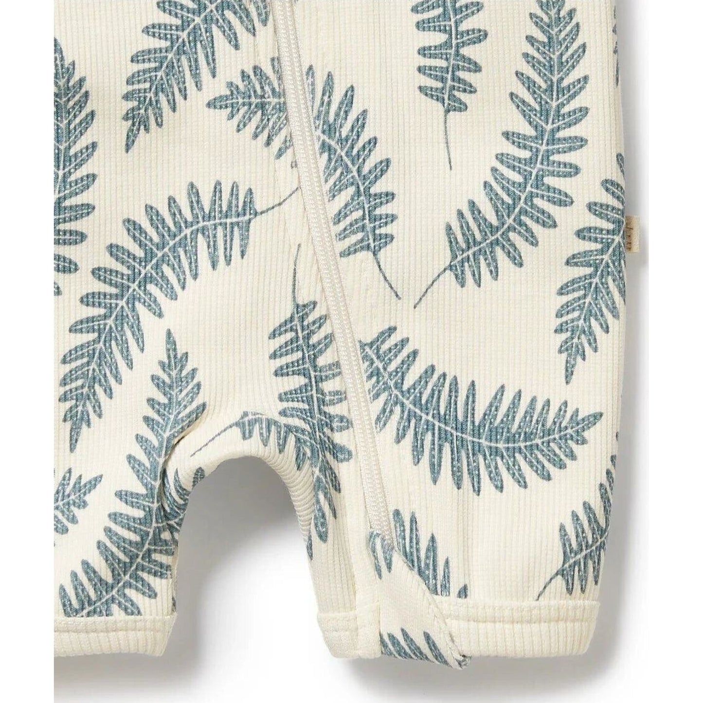 Little Fronds Organic Boyleg Zipsuit – children's product by Wilson & Frenchy | Aster & Ruby