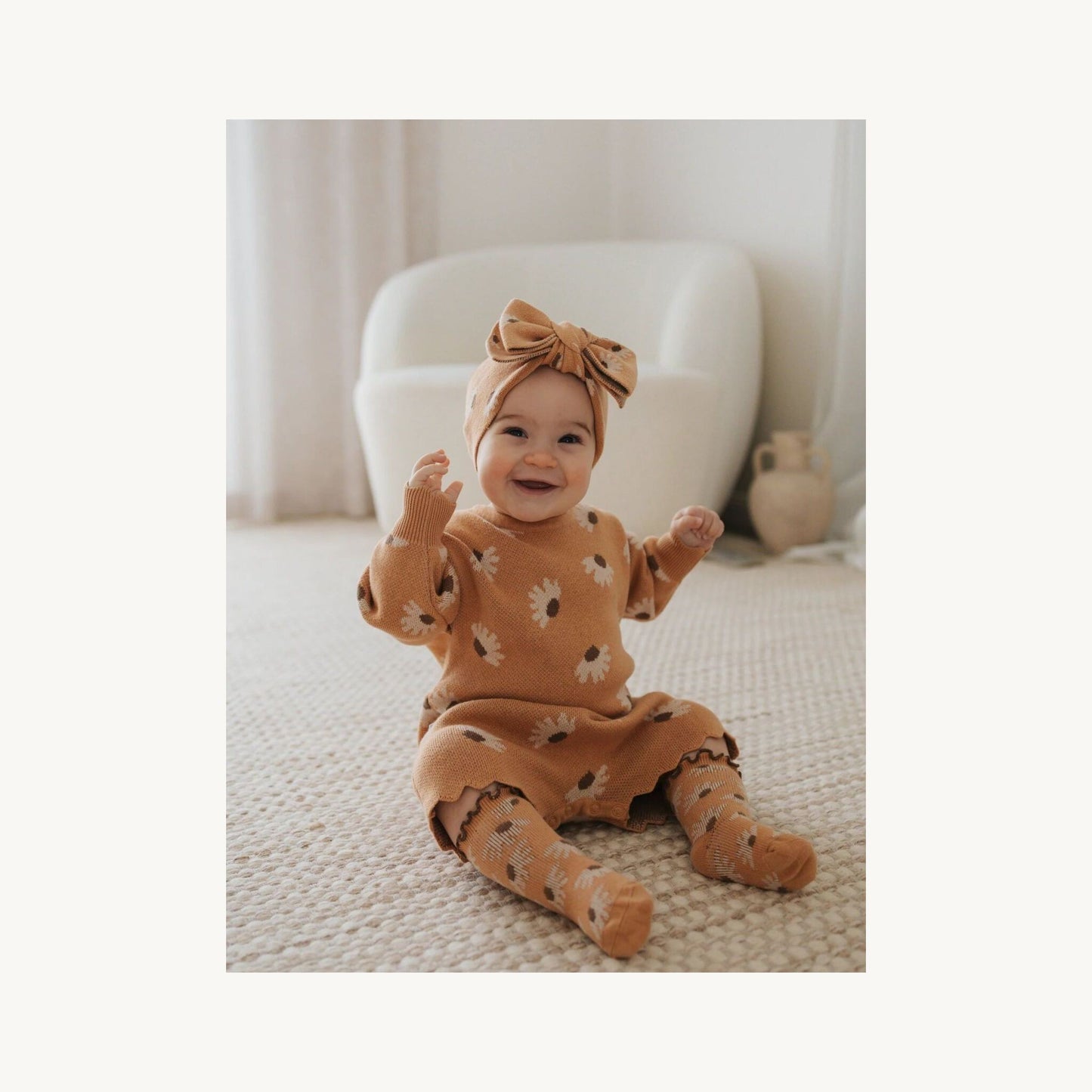 LONG SLEEVE PLAYSUIT | HAZEL – children's product by Ziggy Lou | Aster & Ruby