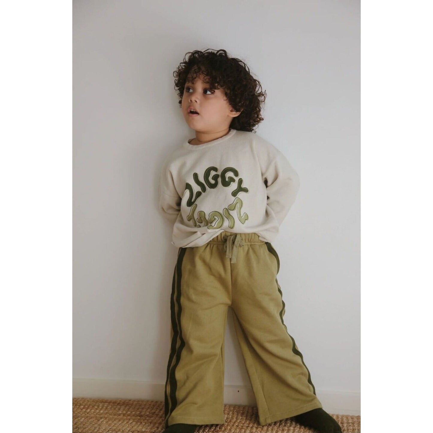 LONG SLEEVE TEE | MOSS – children's product by Ziggy Lou | Aster & Ruby