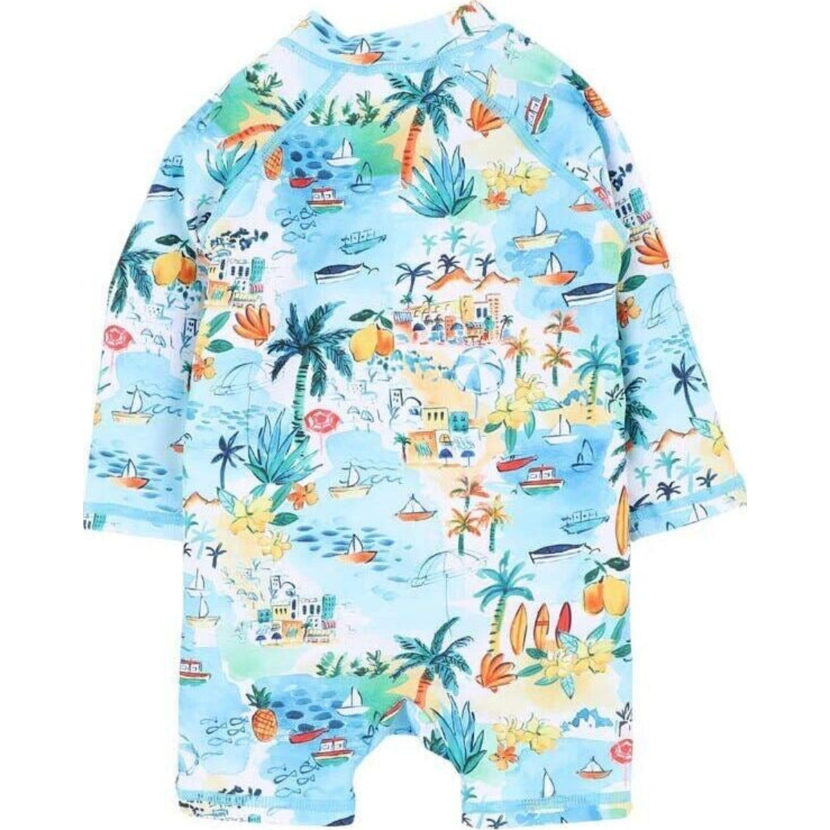 Minihaha Luca Print Long Sleeve Rash Suit | Aster & Ruby