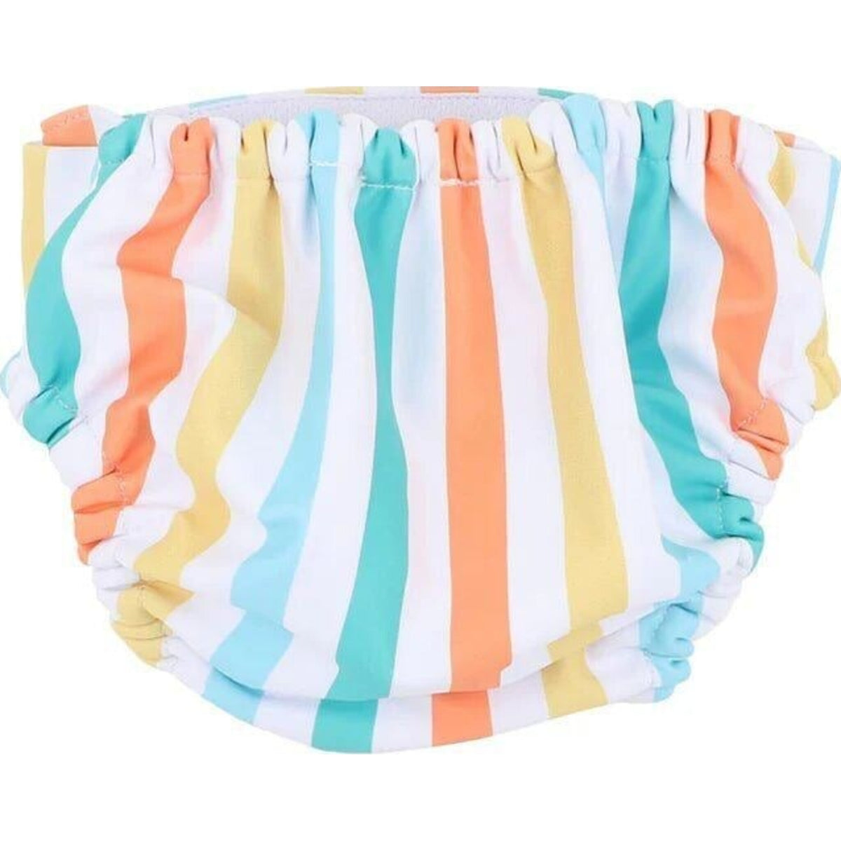 Minihaha Luca Stripe Aqua Nappy | Aster & Ruby