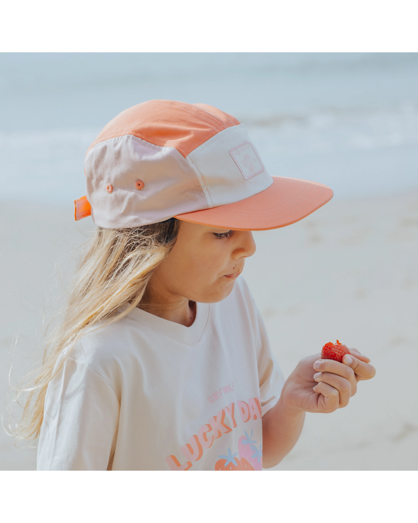 Lucky Cap Coral Colourblock - Aster & Ruby