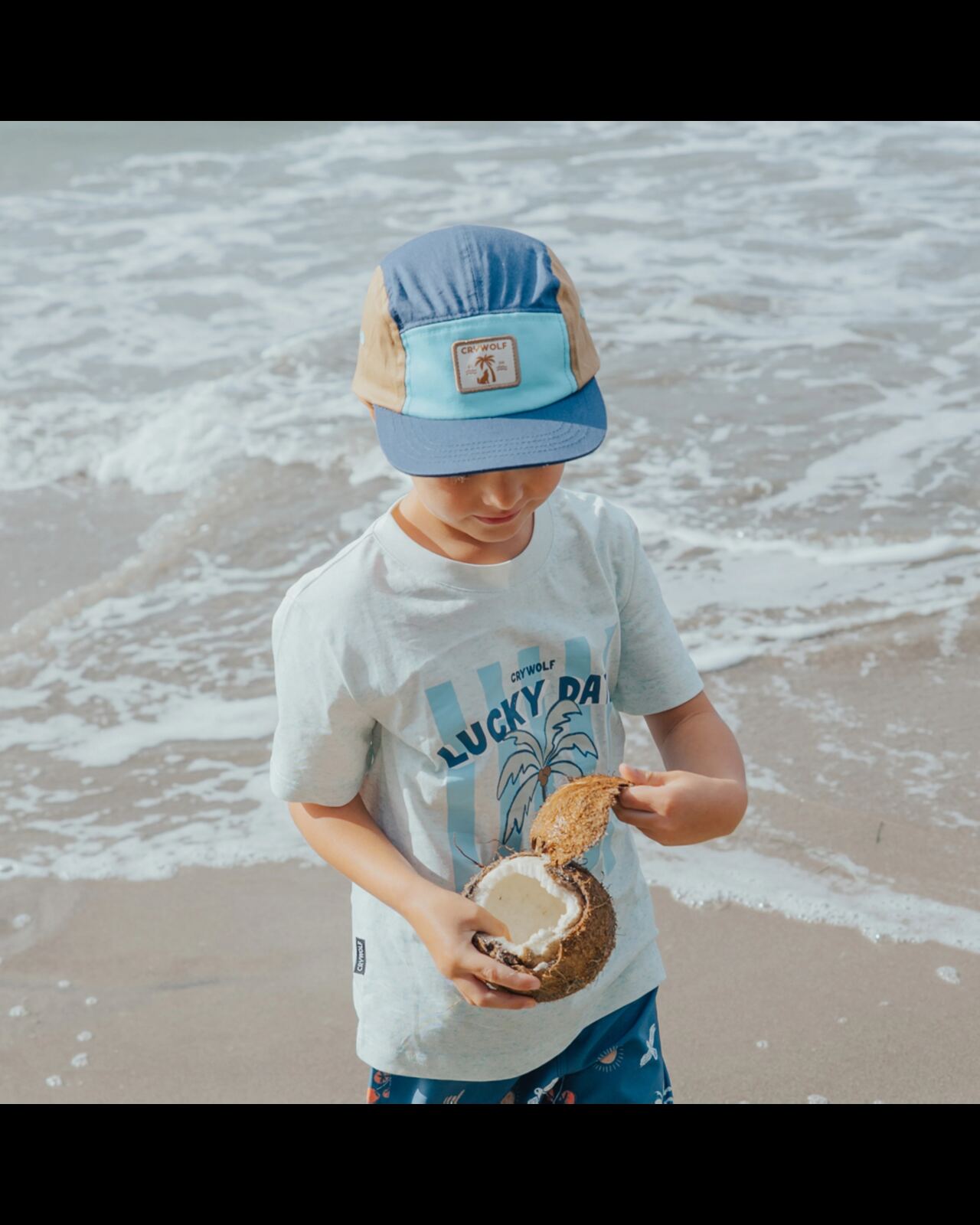 Lucky Cap Navy Colourblock β XS, S, M β Aster & Ruby