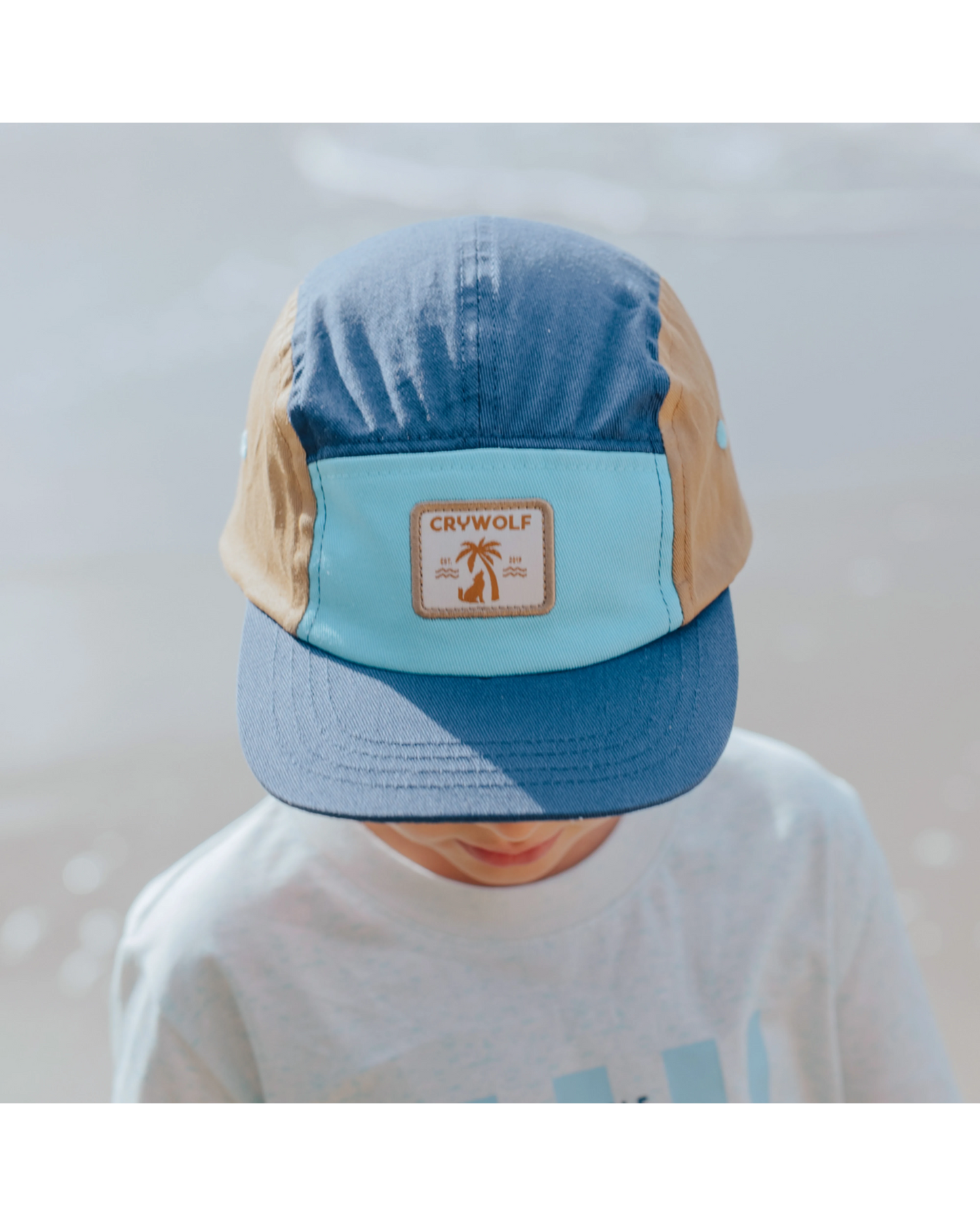 Lucky Cap Navy Colourblock - Aster & Ruby