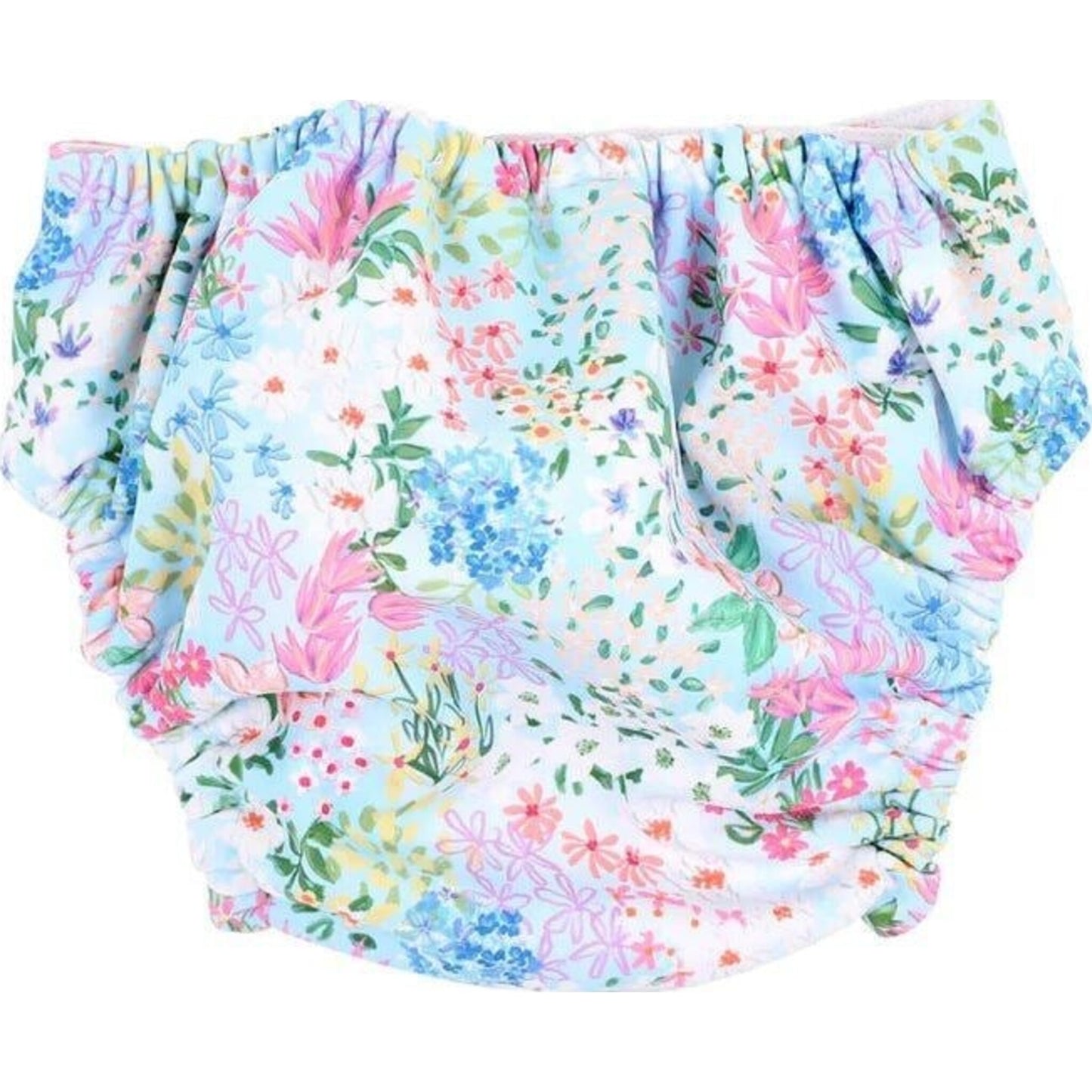 Lula Print Aqua Nappy – children's product by bebe | Aster & Ruby