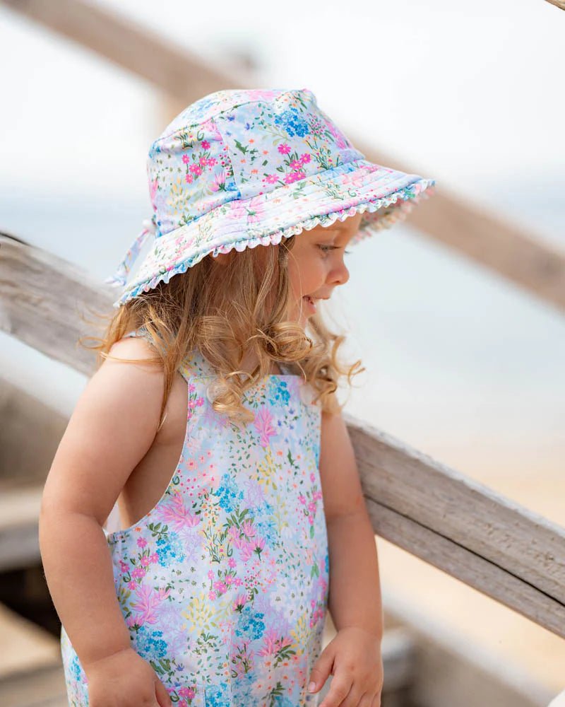 Lula Swim Hat With Quick Release Neck Tie - Aster & Ruby