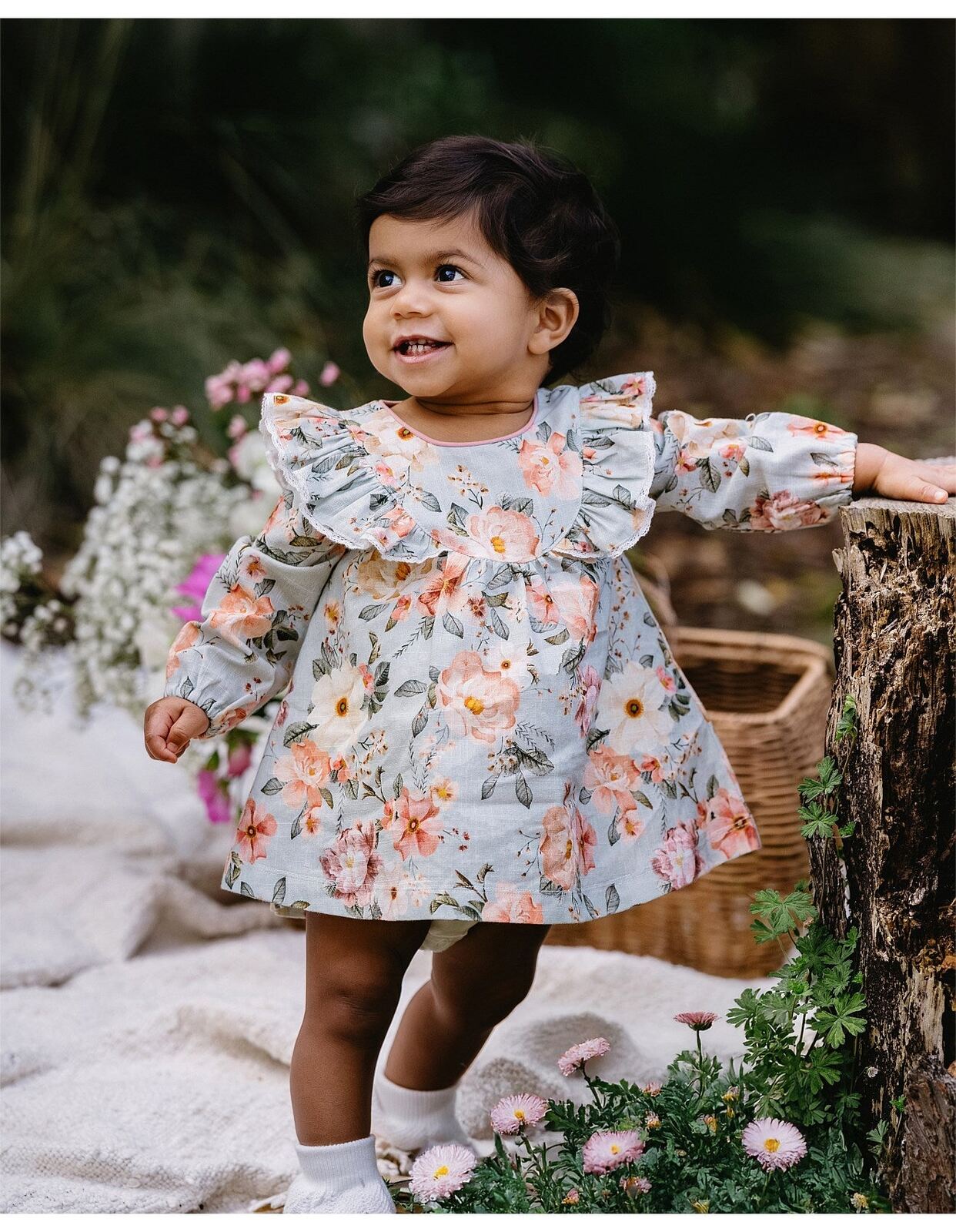 Lyla Overlay Dress – 0-3m, 3-6m, 6-12m, 12-18m – Aster & Ruby