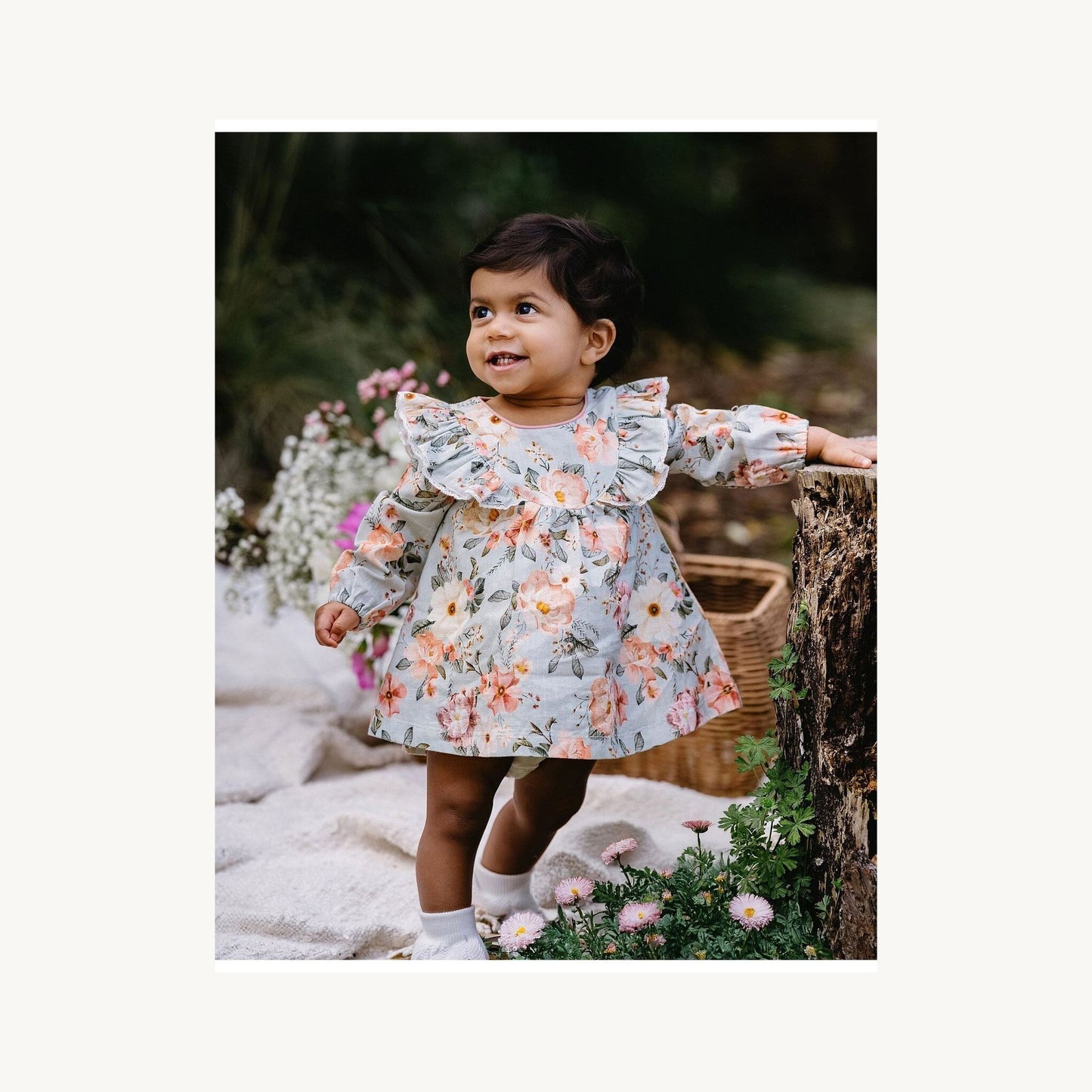 Lyla Overlay Dress – children's product by bebe | Aster & Ruby