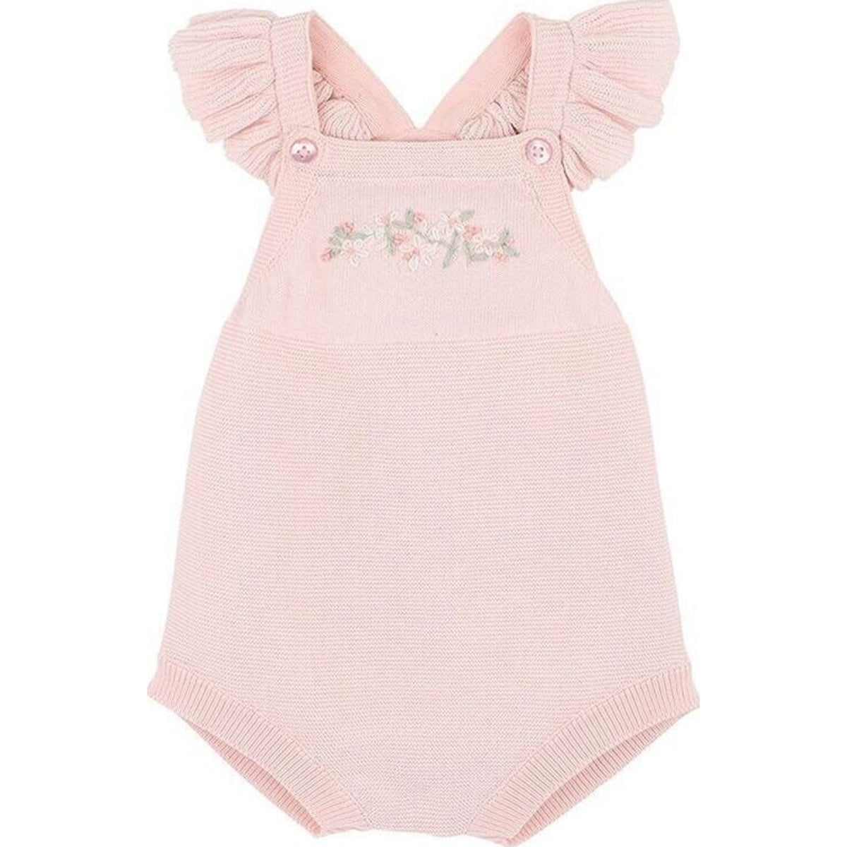 bebe Madelyn Embroidered Organic Knitted Bodysuit | Aster & Ruby