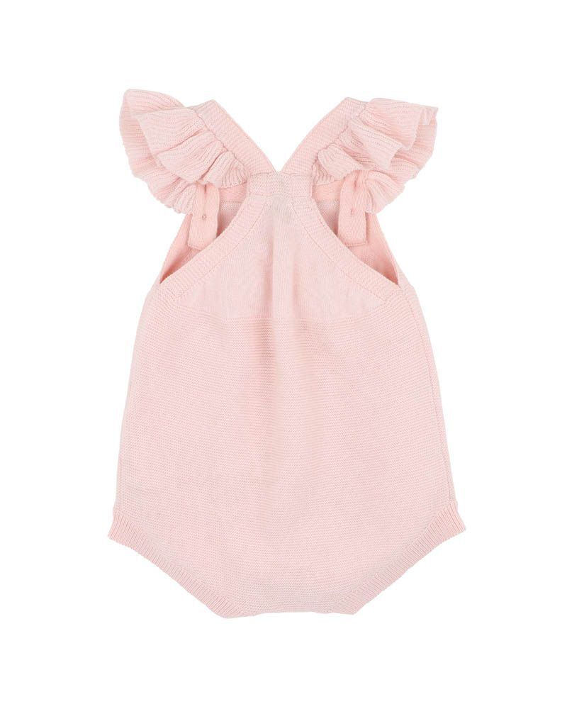 Madelyn Embroidered Organic Knitted Bodysuit - Aster & Ruby