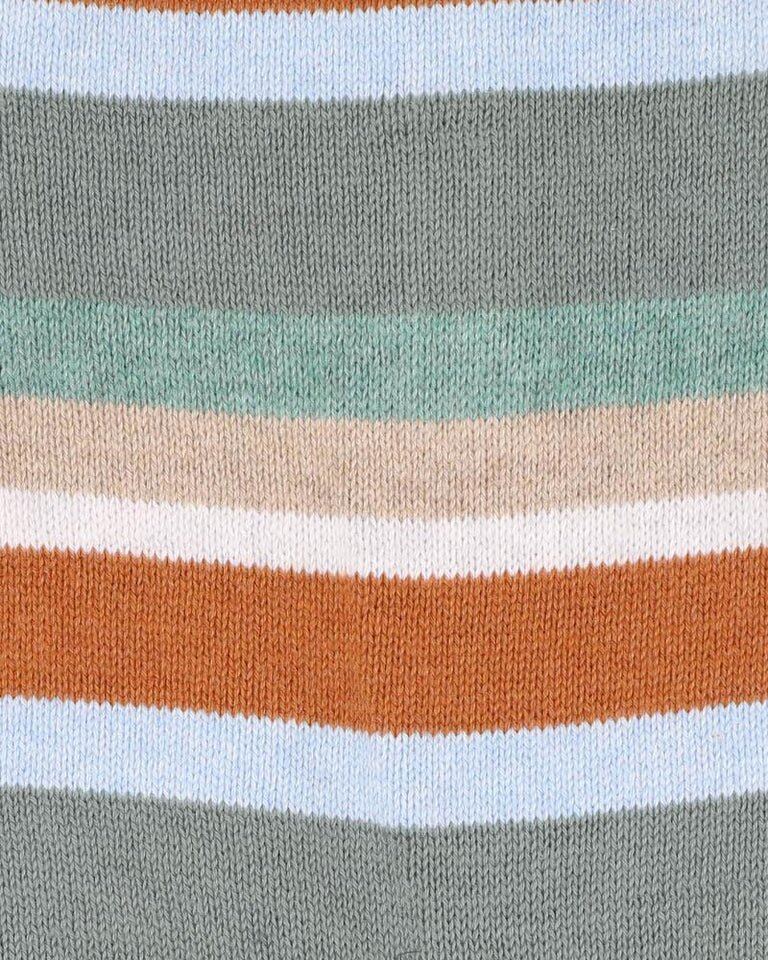 Mateo Stripe Knitted Romper – Newborn, 0-3m, 3-6m, 6-12m, 1 – Aster & Ruby