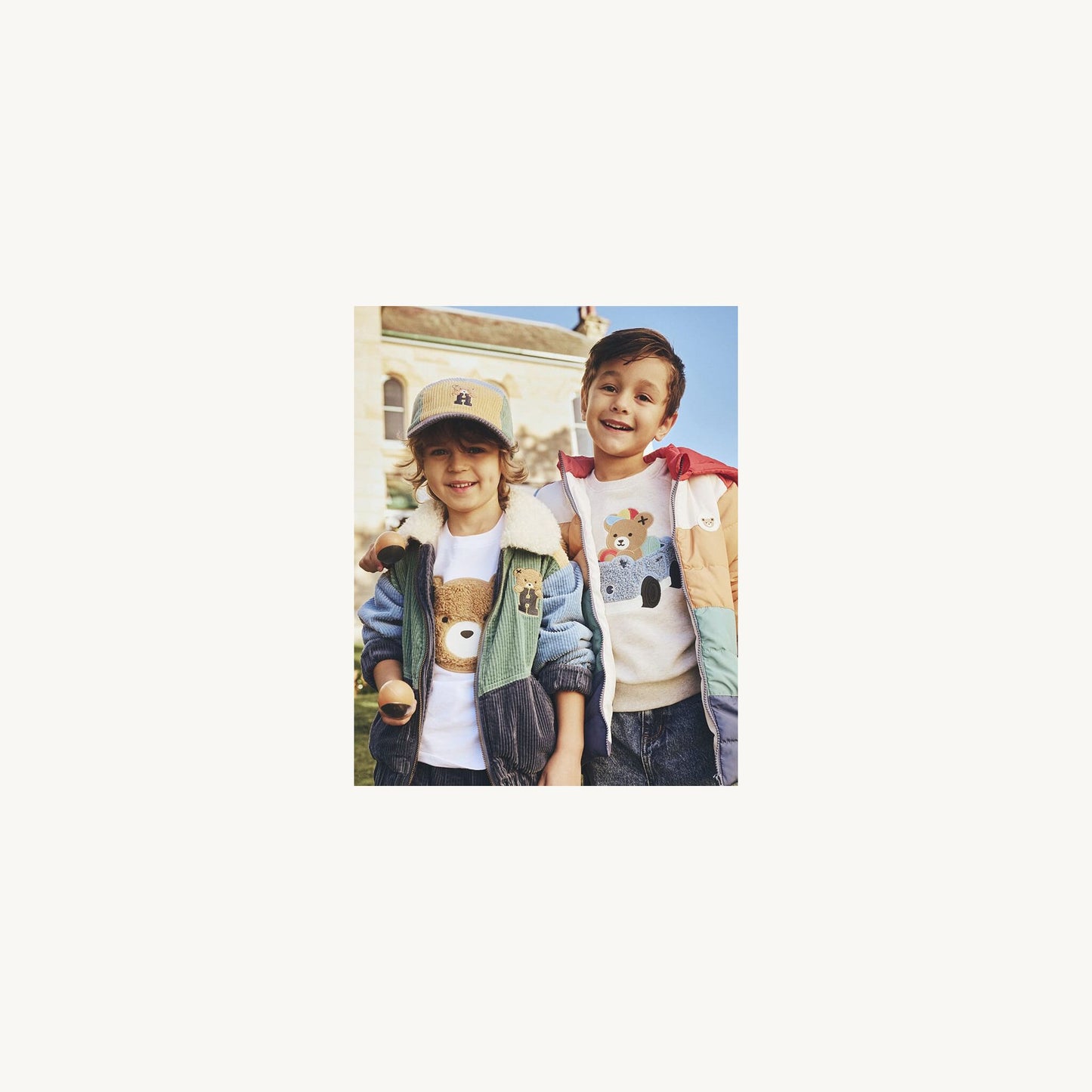 Midnight Colour Block Cord Jacket – children's product by Huxbaby | Aster & Ruby