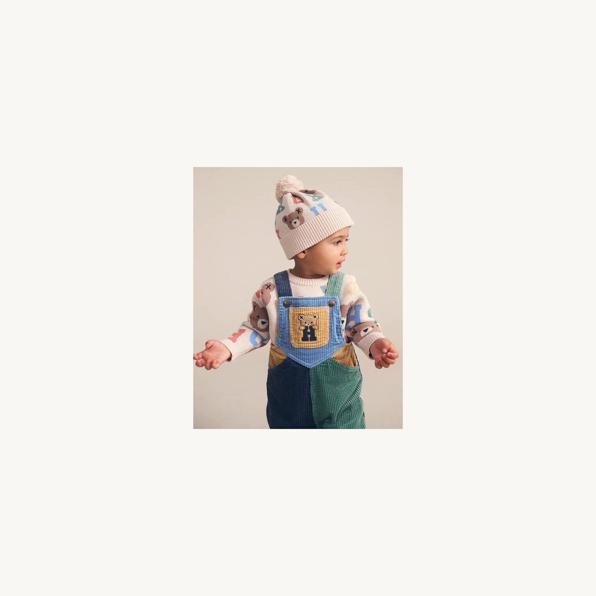 Huxbaby Midnight Colour Block Overalls | Aster & Ruby