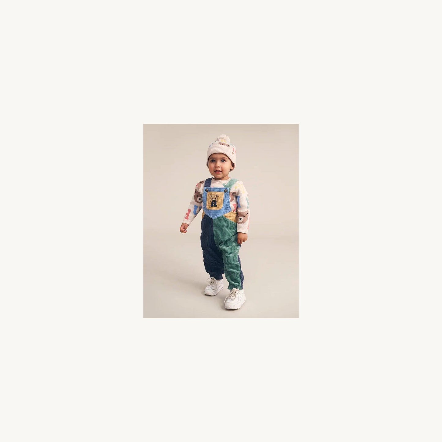 Huxbaby Midnight Colour Block Overalls | Aster & Ruby