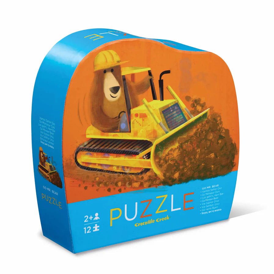 Mini Puzzle 12 pc Go Mister Bear - Aster & Ruby