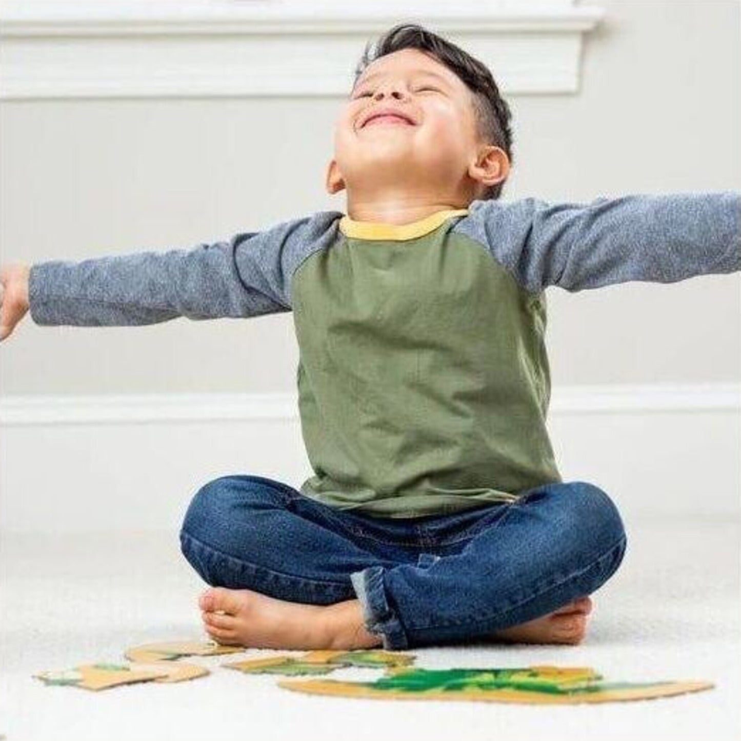 Mini Puzzle 12 pc Just Hatched – baby sunhat for warm weather by Crocodile Creek | Aster & Ruby