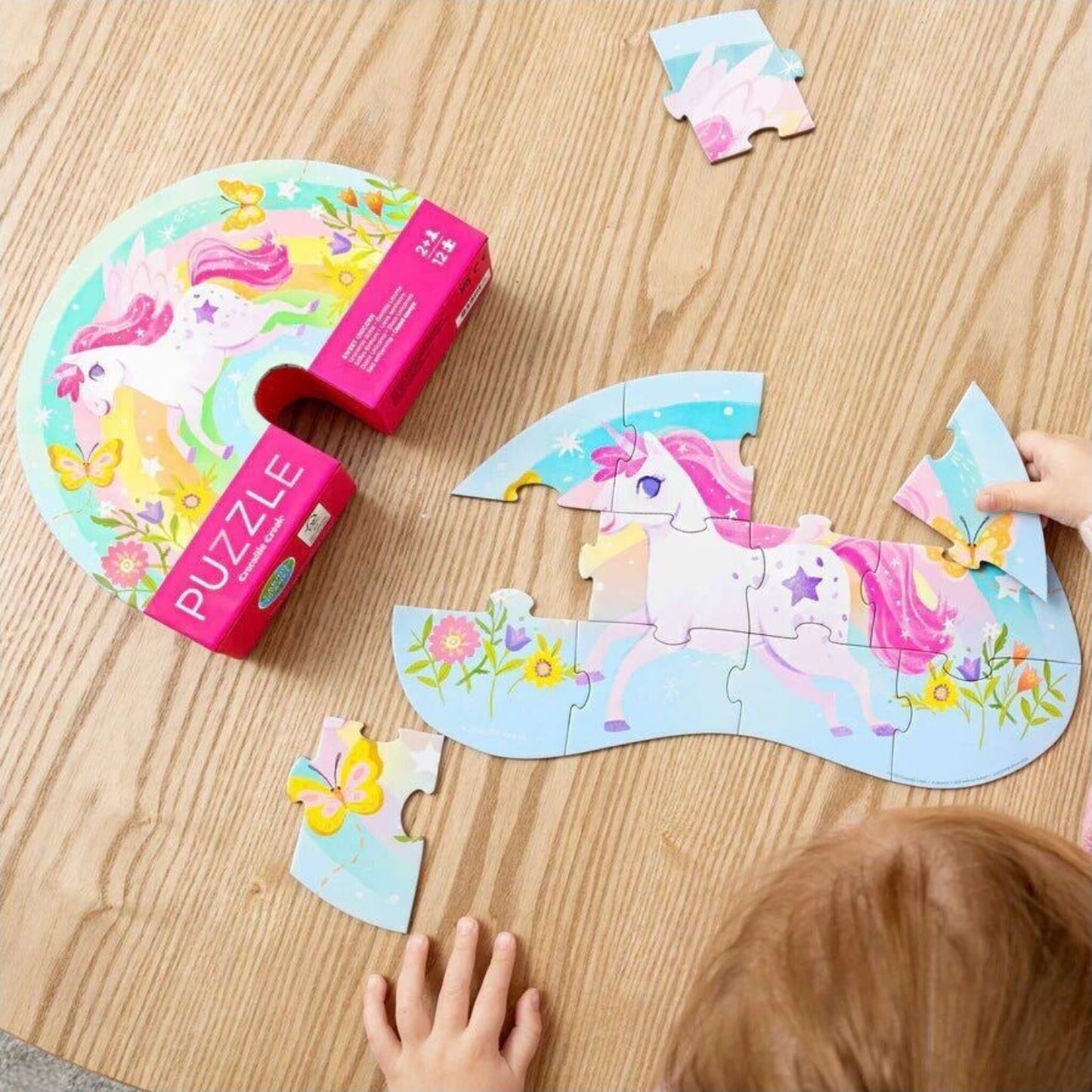 Mini Puzzle 12 pc Sweet Unicorn – children's product by Crocodile Creek | Aster & Ruby