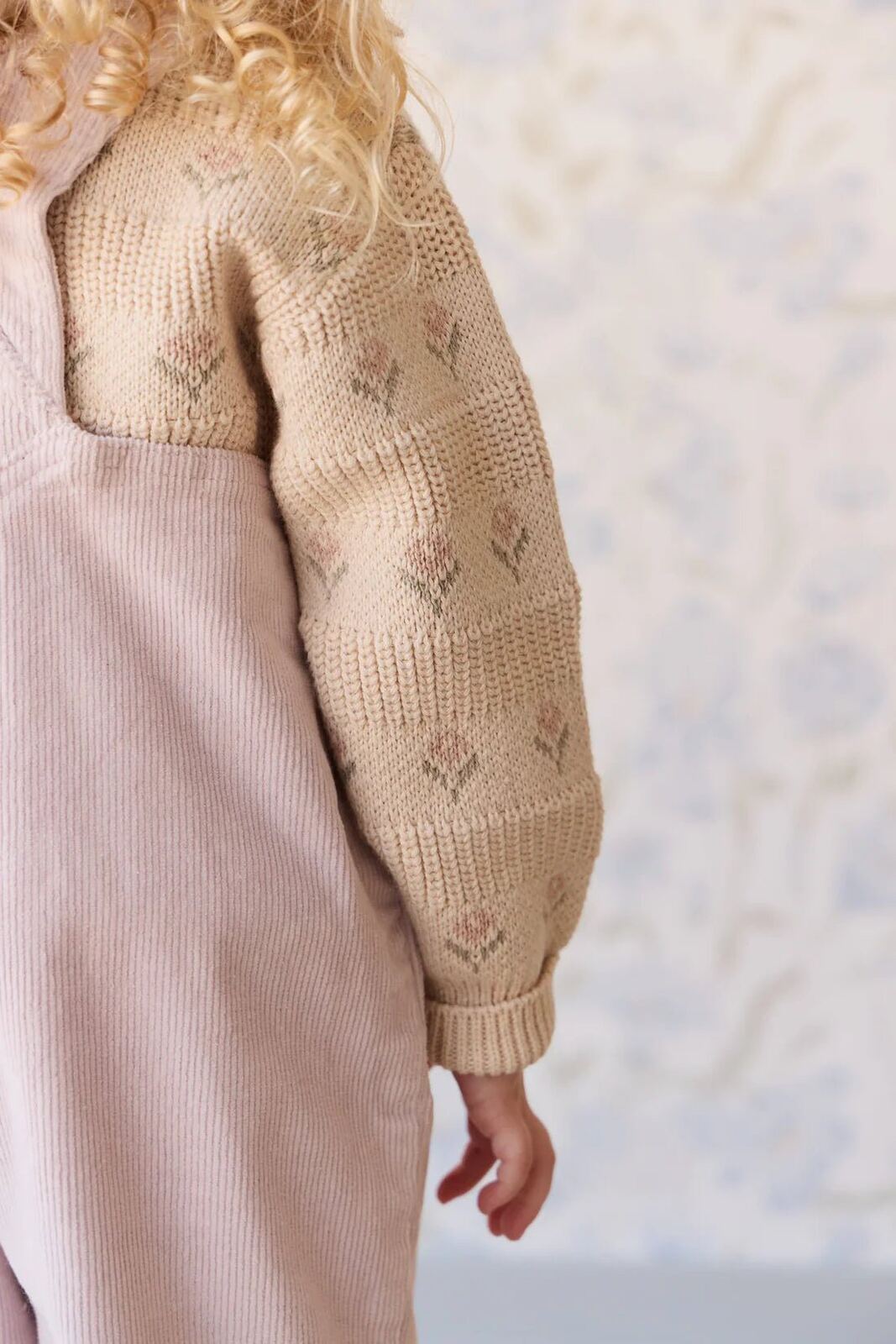 Miranda Jumper - Miranda Light Oatmeal Marle – 0-3m, 3-6m, 6-12m, 1, 2, 3 – Aster & Ruby