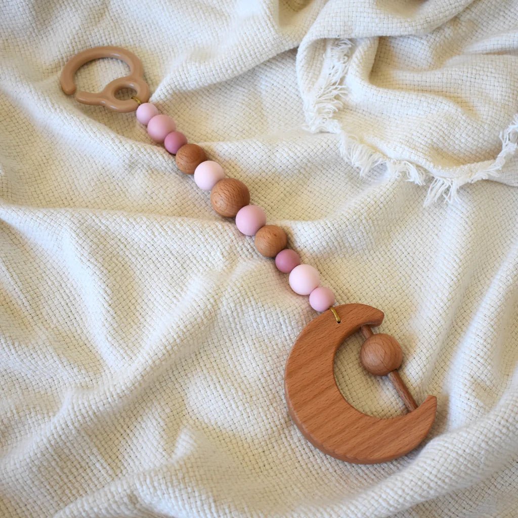 Moon Pram Toy Pale Rose Ombre - Aster & Ruby