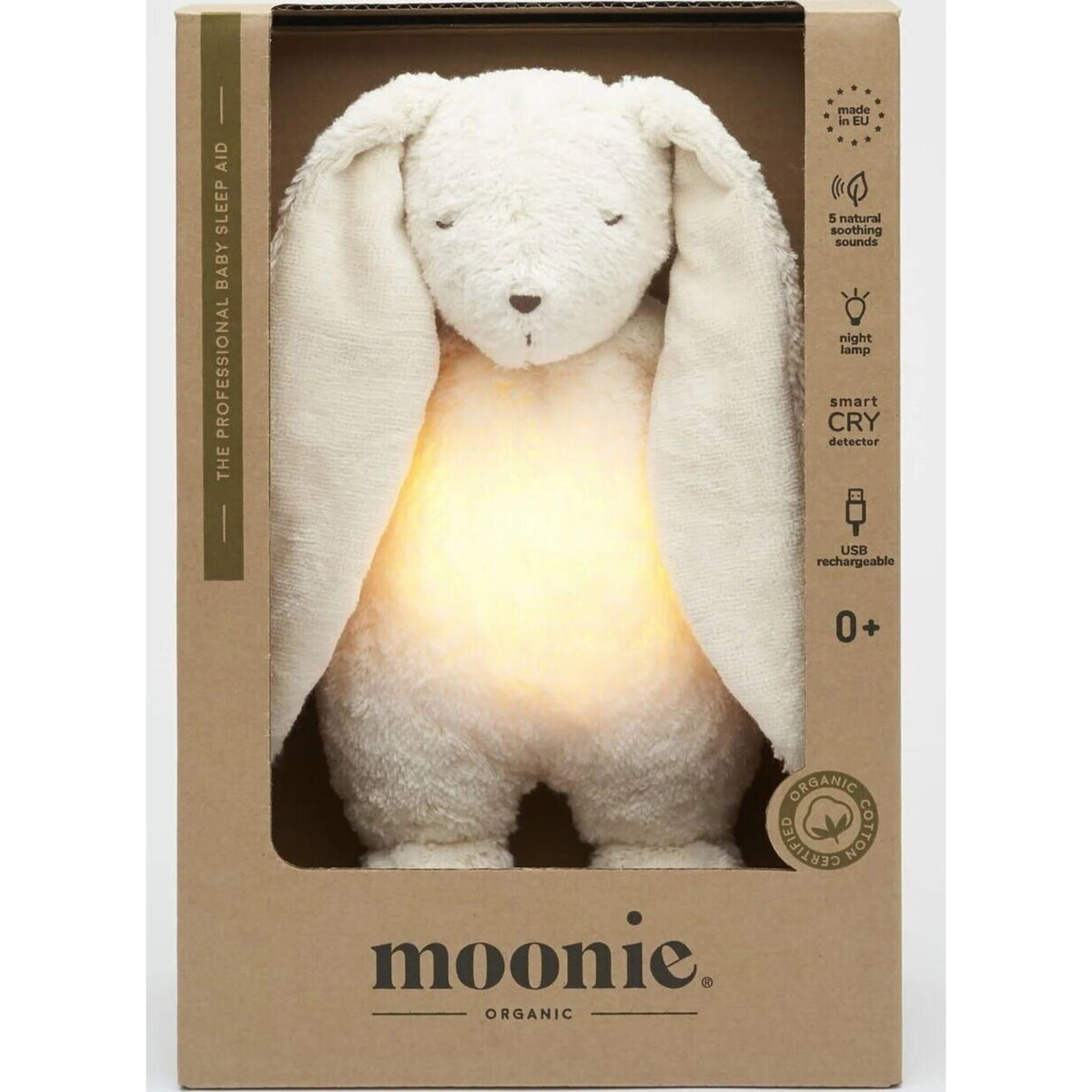 Moonie Organic Humming Bunny Polar | Aster & Ruby