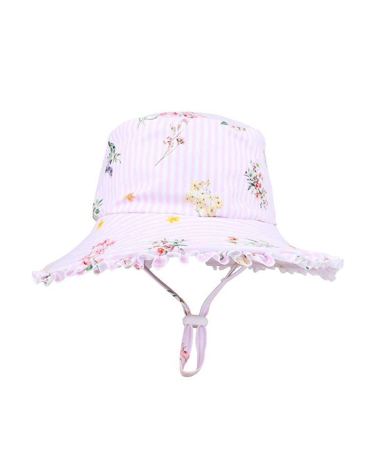 Myra Swim Hat with Quick Release Neck Tie - Aster & Ruby