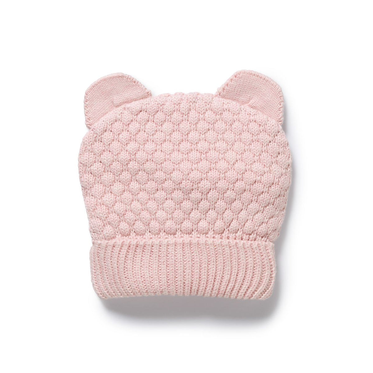 Marshmellow Organic Knitted Bear Hat