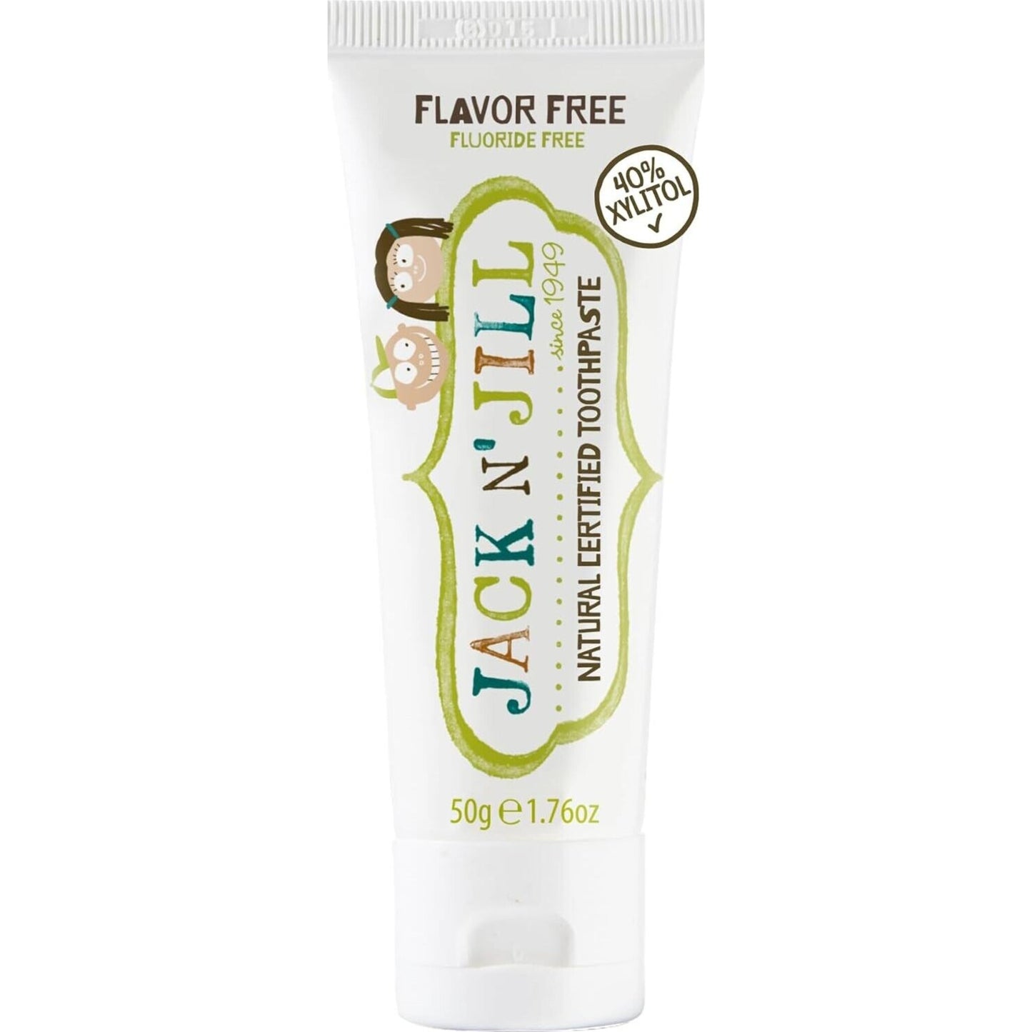 Jack N' Jill Natural Toothpaste Flavour Free 50g | Aster & Ruby