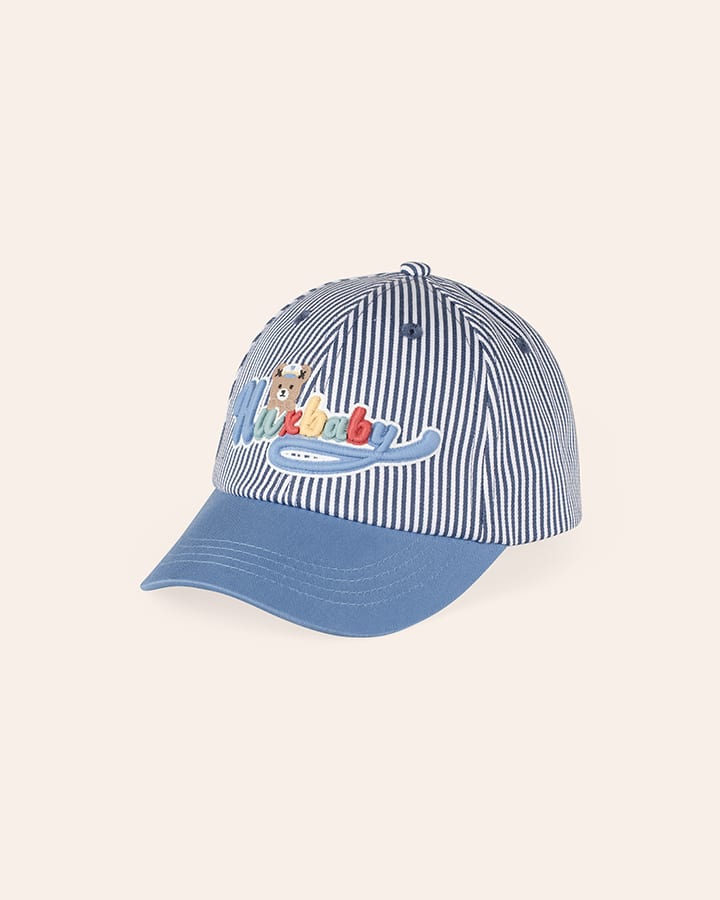 Nautical Stripe Huxbear Cap - Aster & Ruby