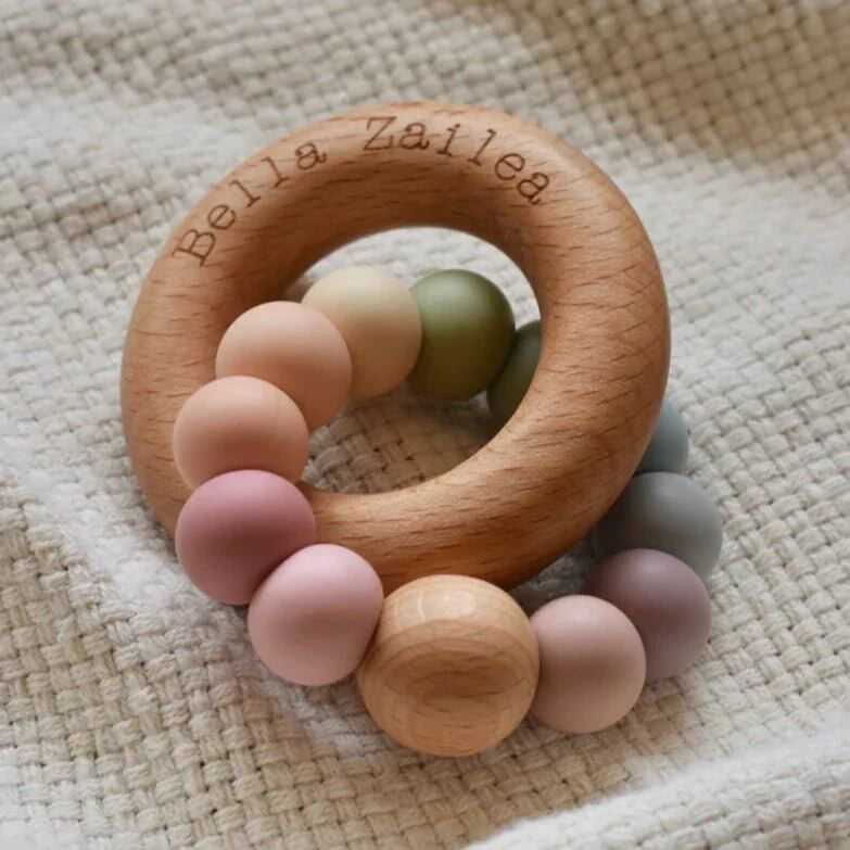 Nova Teether Pastel Rainbow – Aster & Ruby