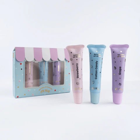Oh Flossy Natural Lip Gloss Set - Aster & Ruby