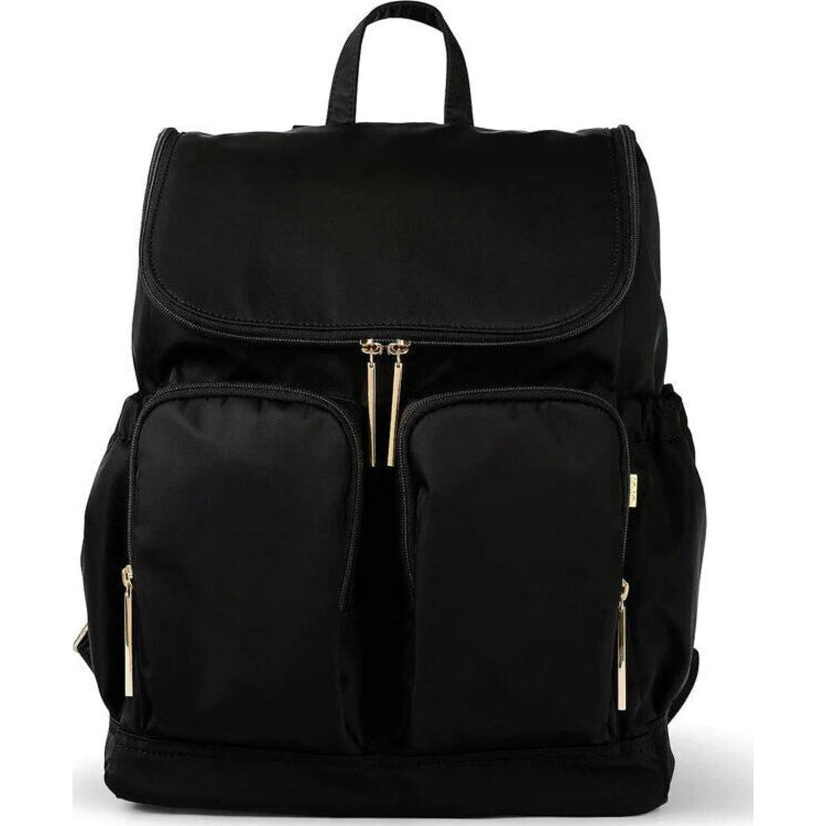 OiOi Signature Nappy Backpack Black Nylon | Aster & Ruby