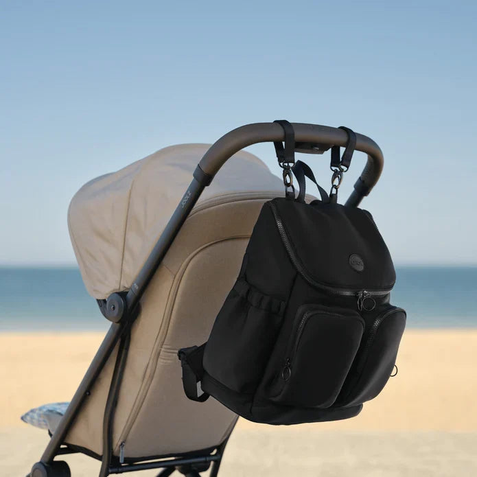 Signature Nappy Backpack Black Neoprene