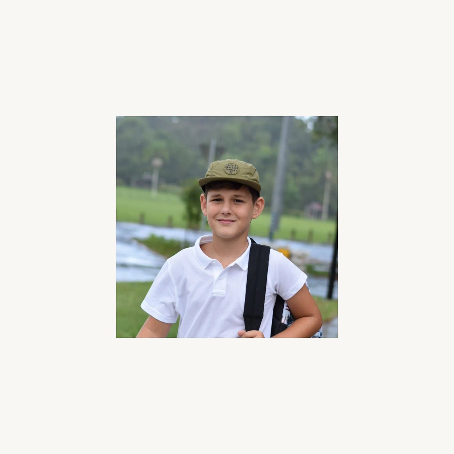 Little Renegade Company Olive 5 Panel Cap | Aster & Ruby