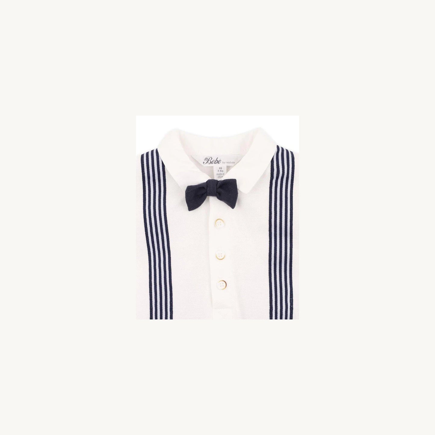 Oliver Gentleman Onesie – long sleeve swim onesie for babies by Bebe | Aster & Ruby