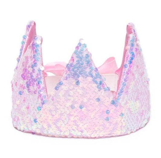 Ombre Sequins Crown - Aster & Ruby