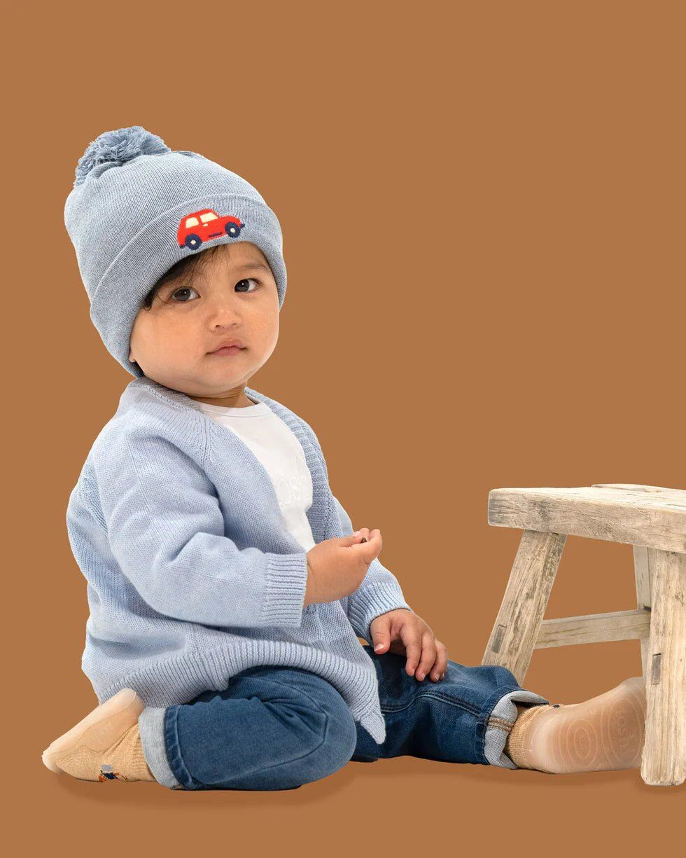 Organic Beanie Storytime Racer – XS, S, M – Aster & Ruby