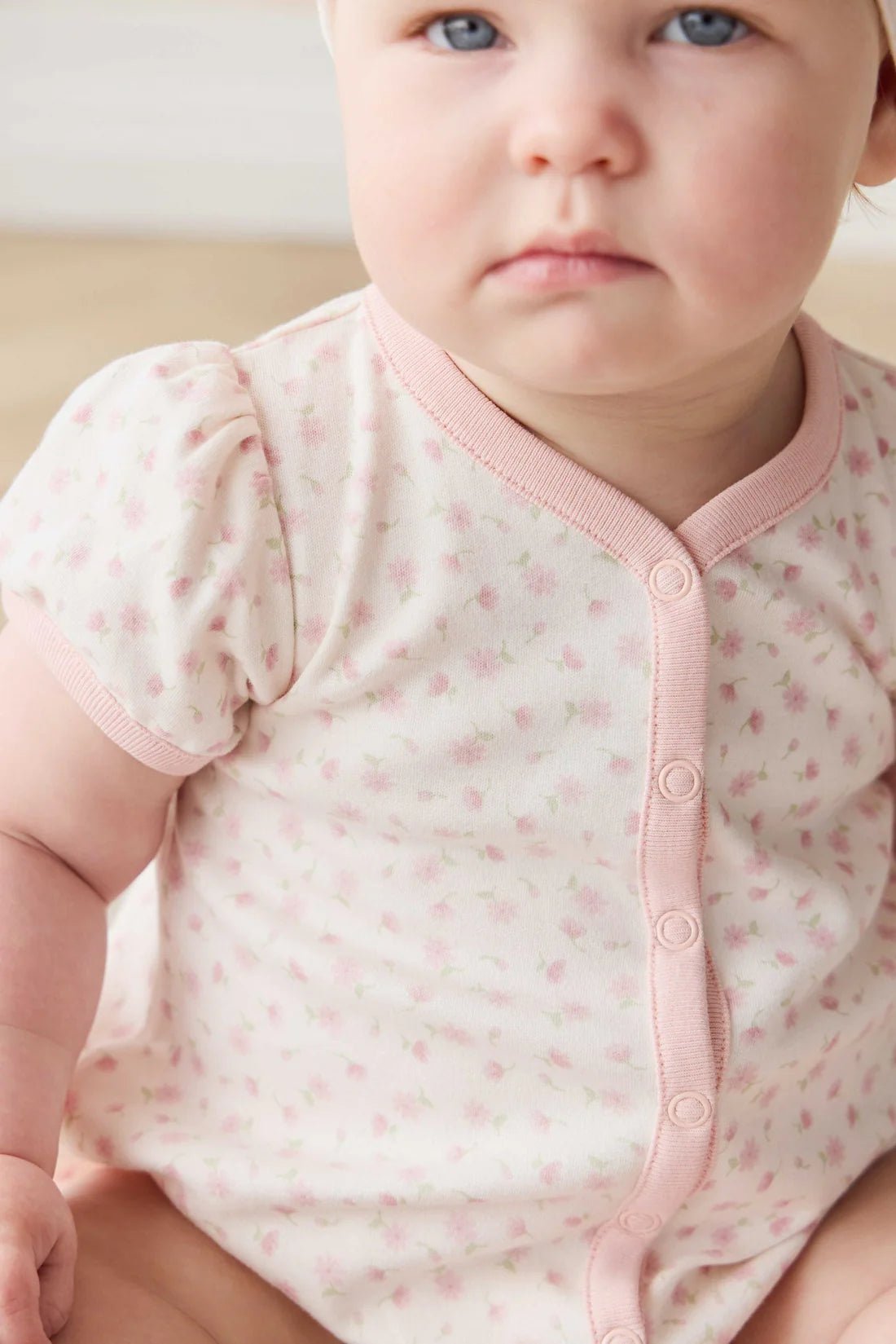 Organic Cotton Antoinette Playsuit - Aster & Ruby