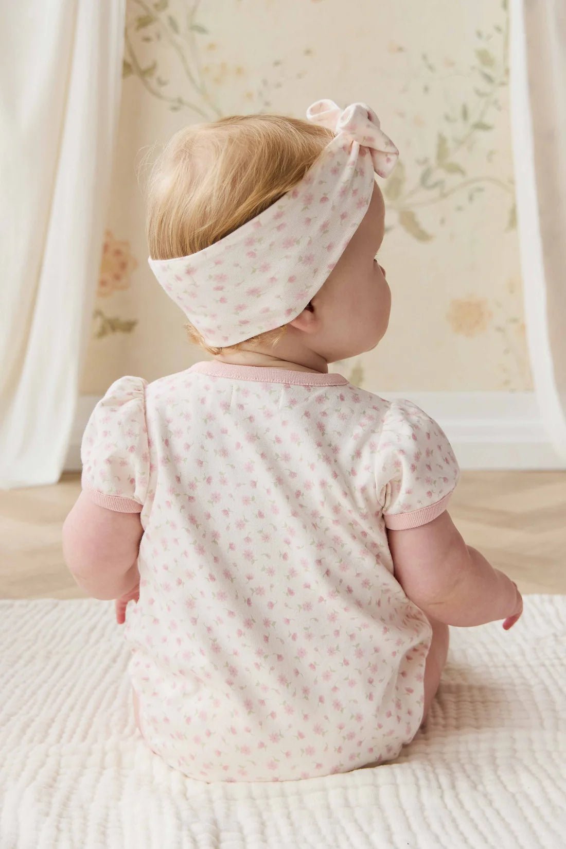 Organic Cotton Antoinette Playsuit - Aster & Ruby