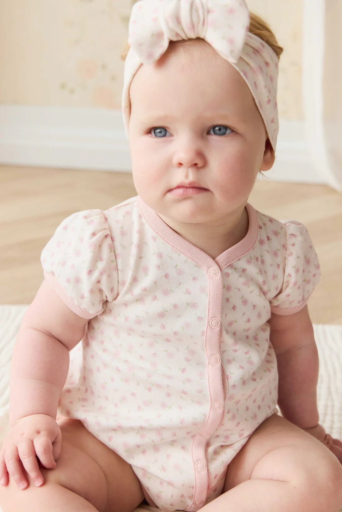 Organic Cotton Antoinette Playsuit - Aster & Ruby