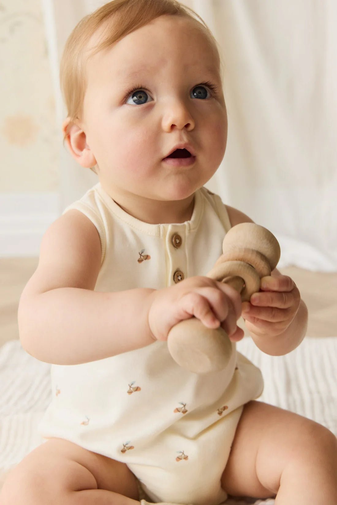 Organic Cotton Archie Playsuit - Aster & Ruby