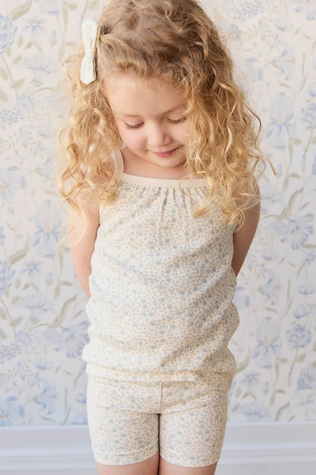 Organic Cotton Everyday Bike Short - Elodie Whisper White – 1, 2, 3 – Aster & Ruby