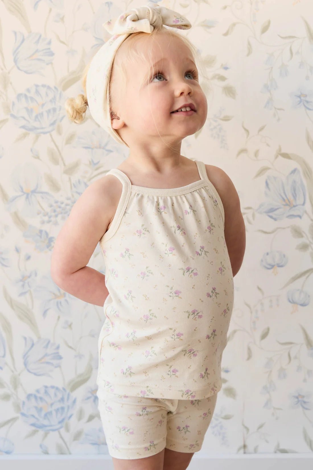 Organic Cotton Everyday Bike Short - Thelma Orchid - Aster & Ruby