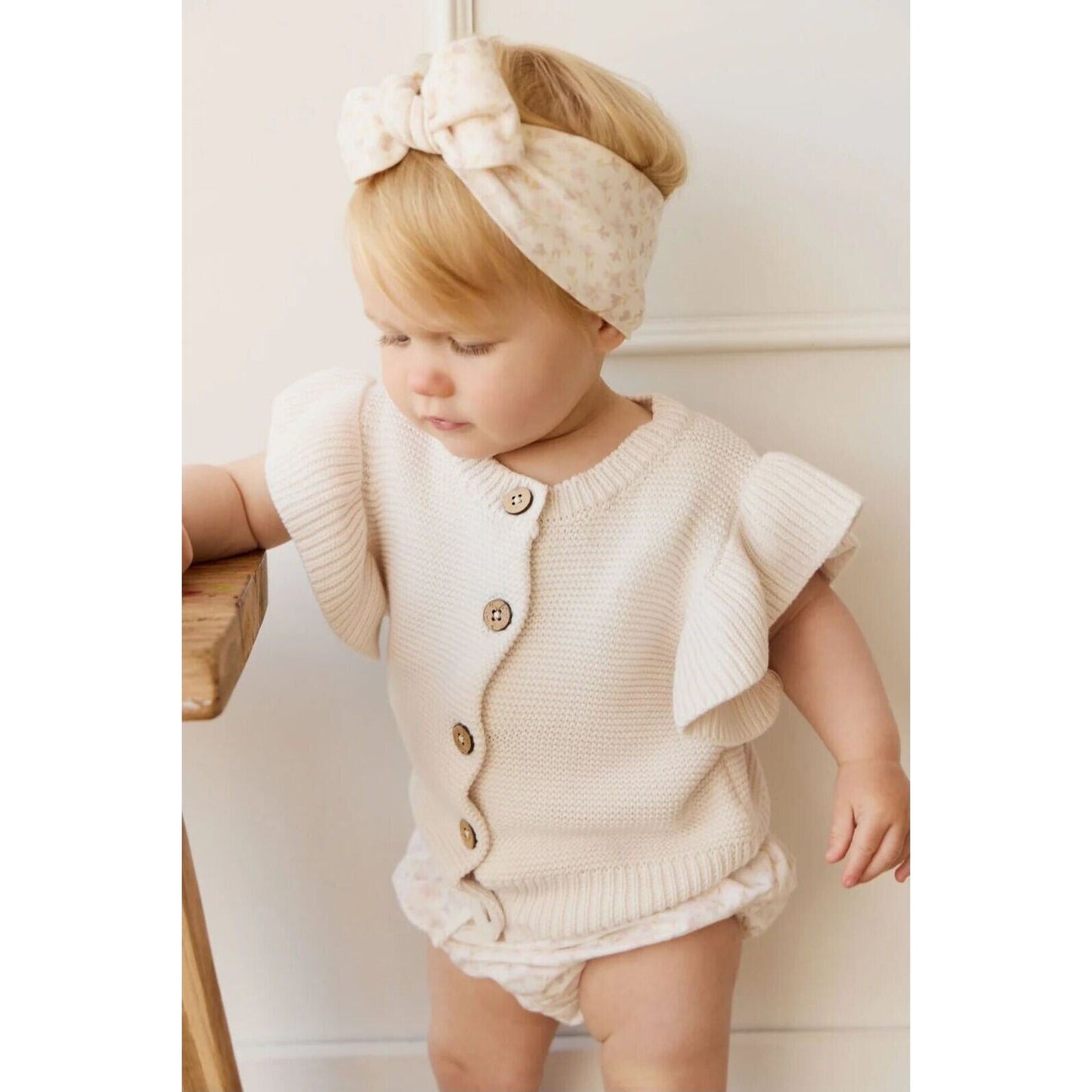 Organic Cotton Headband Aries Mauve – children's product by Jamie Kay | Aster & Ruby