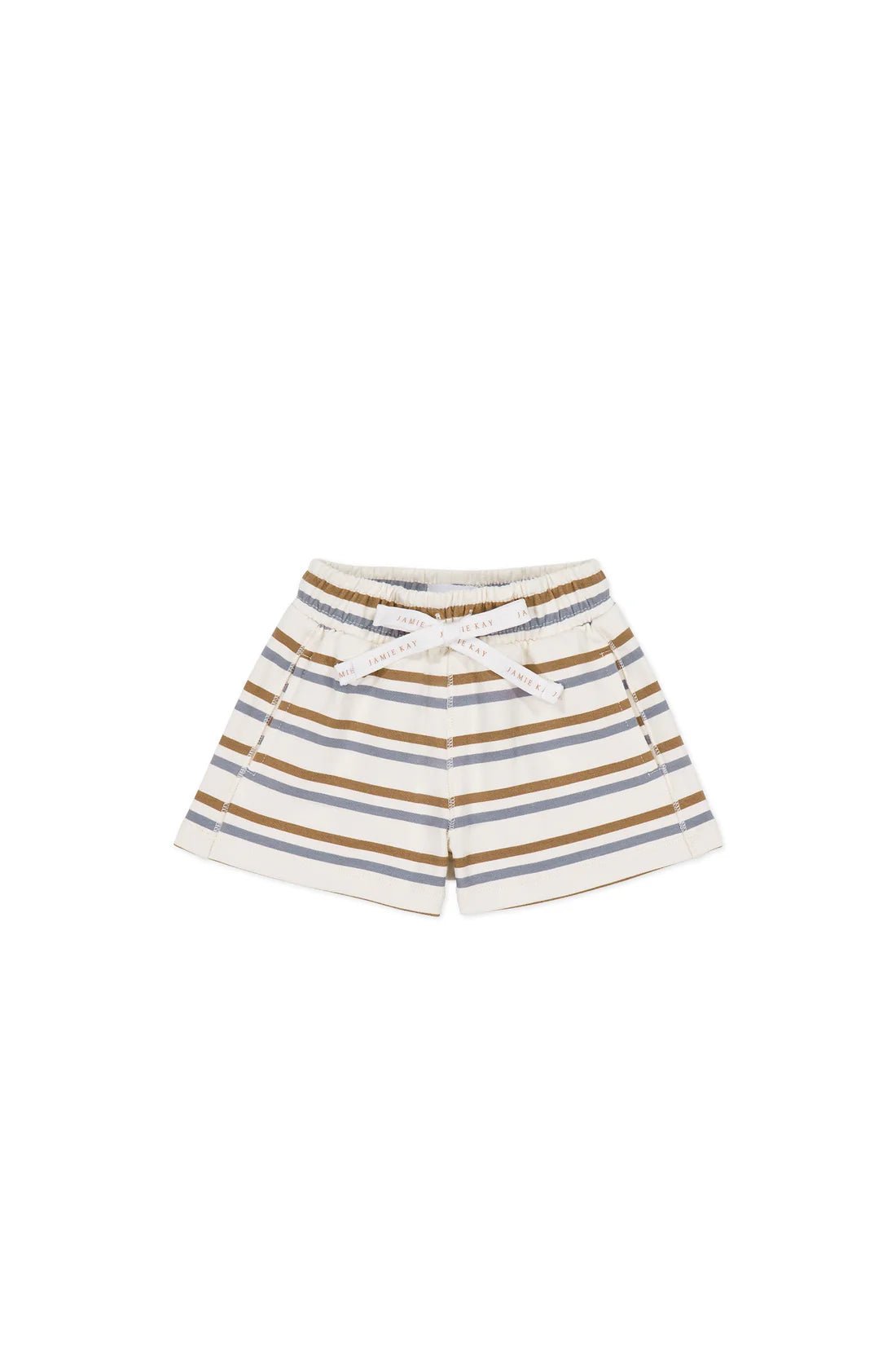 Organic Cotton Jalen Short - Hudson Stripe Tiger - Aster & Ruby