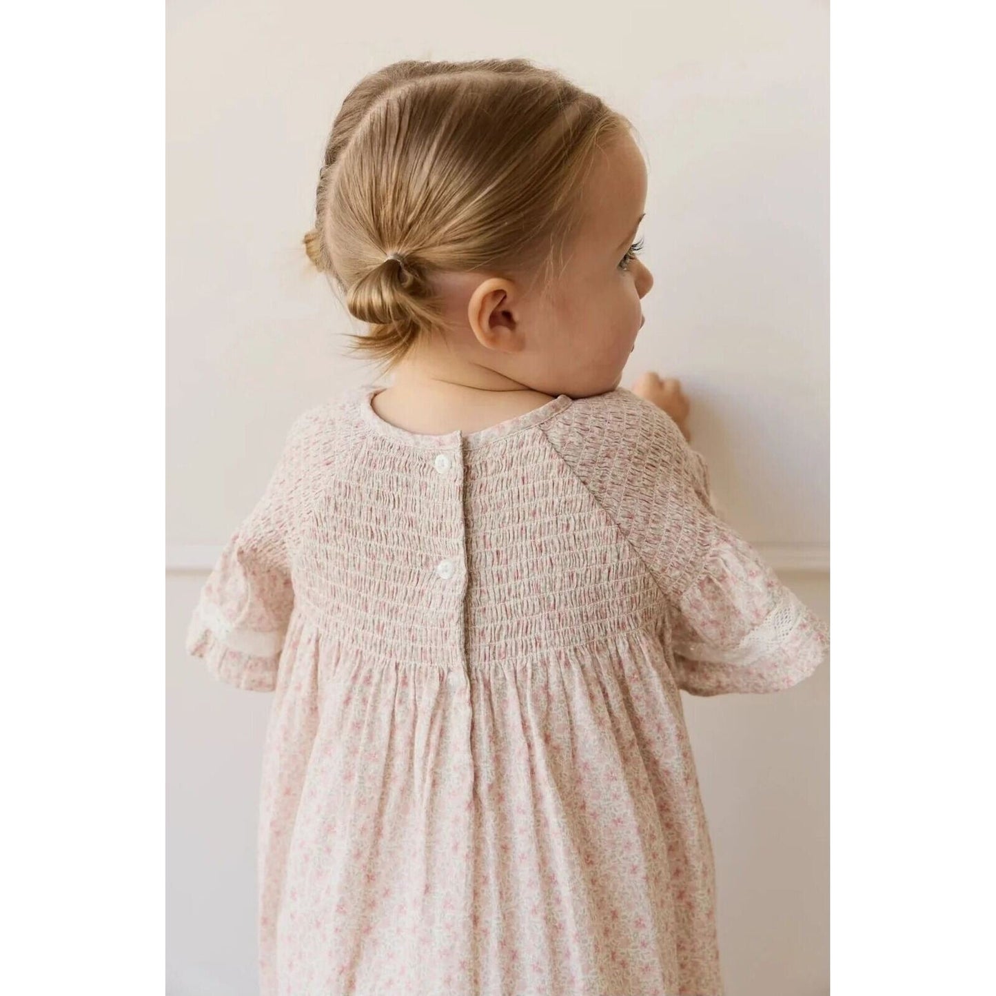 Organic Cotton Malia Dress Claudette Rose β children's product by Jamie Kay | Aster & Ruby