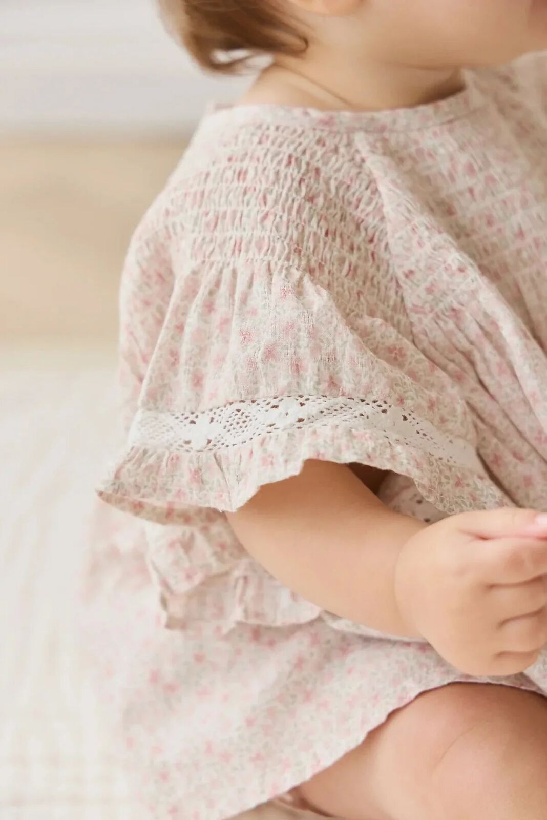 Organic Cotton Malia Top Claudette Rose – 0-3M, 3-6M, 6-12M, 1YR, Claudette Rose – Aster & Ruby