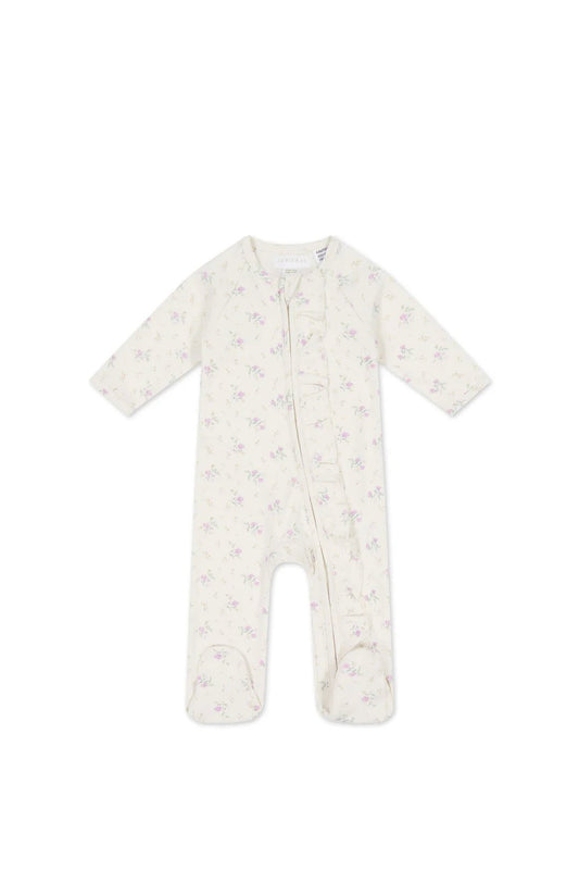 Organic Cotton Melanie Onepiece - Thelma Orchid - Aster & Ruby