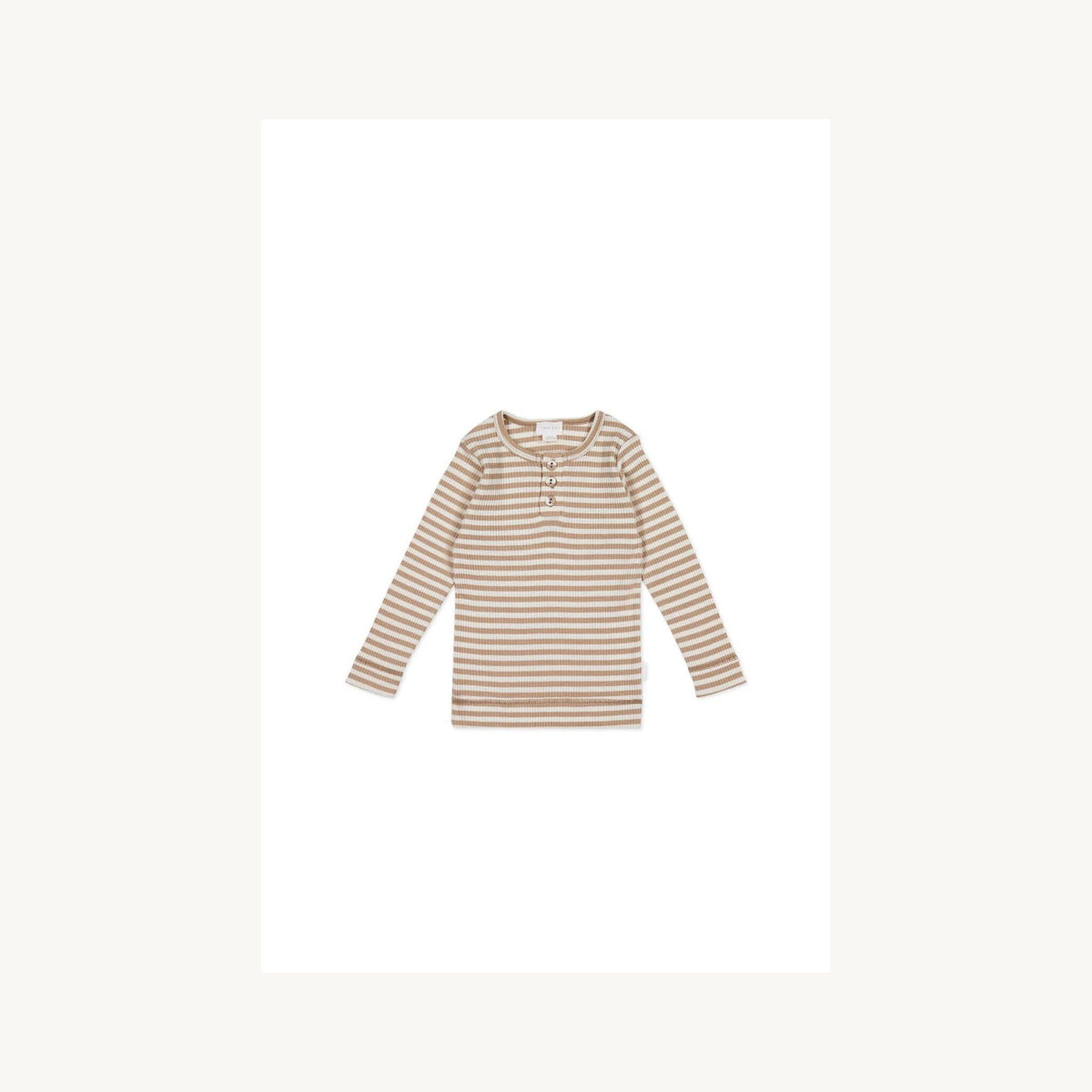 Jamie Kay Organic Cotton Modal Long Sleeve Top - Narrow Stripe | Aster & Ruby