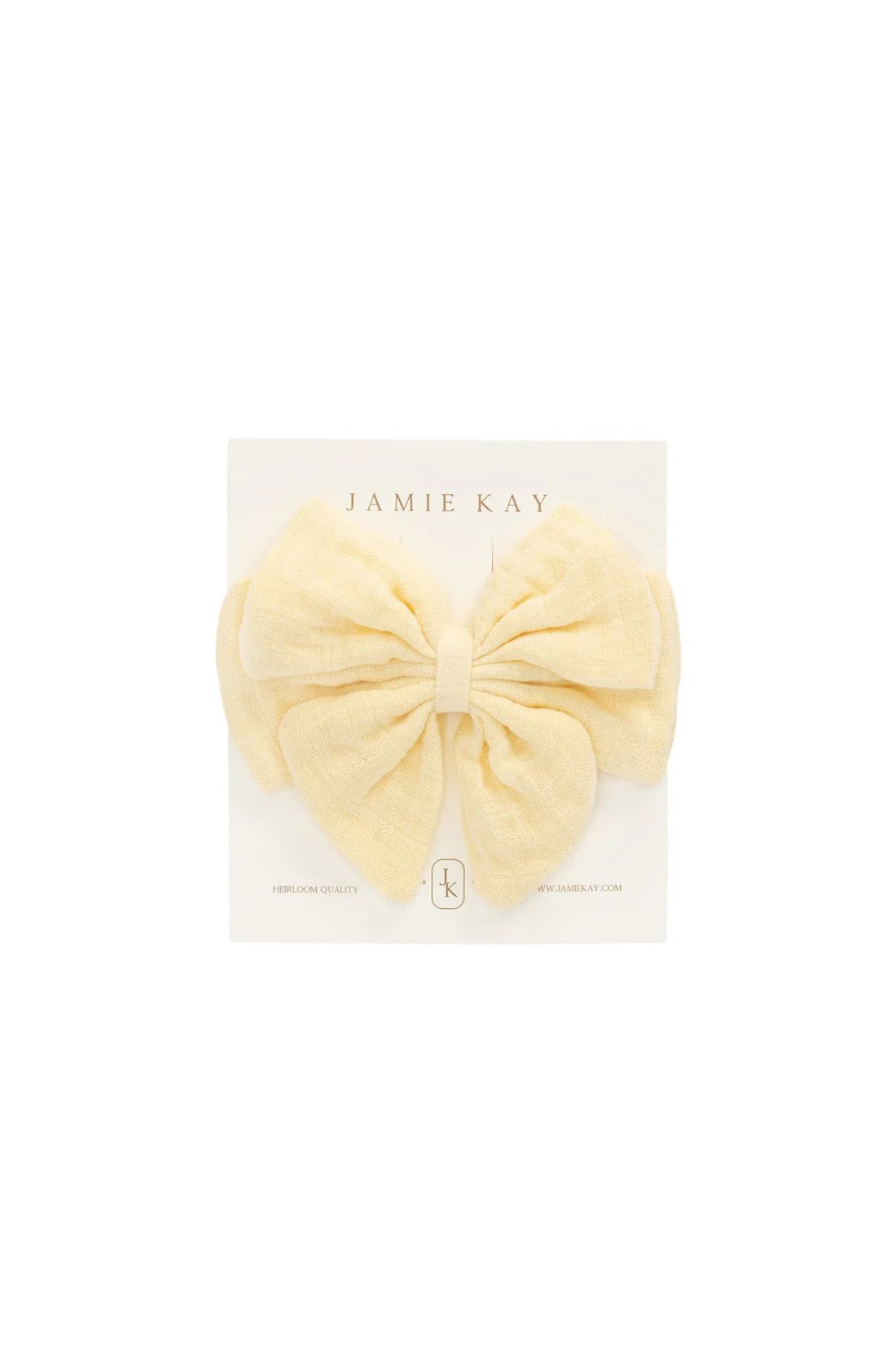 Organic Cotton Muslin Annalise Bow - Aster & Ruby